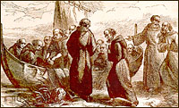 St. Brendan and his Brethren setting sail